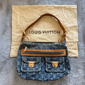 Louis Vuitton Monogram Denim Shoulder Bag